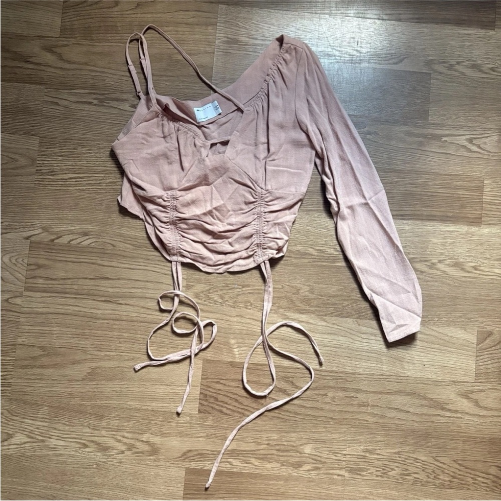 NWOT ASOS Women’s Blush Pink Size 8 Asymmetrical Top